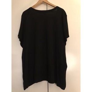 Michael Kors Women Top With Short Sleeve Black Plus Size 1X